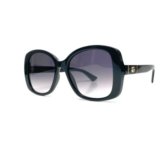 Gucci Women's Black Grey Gradient Sunglasses